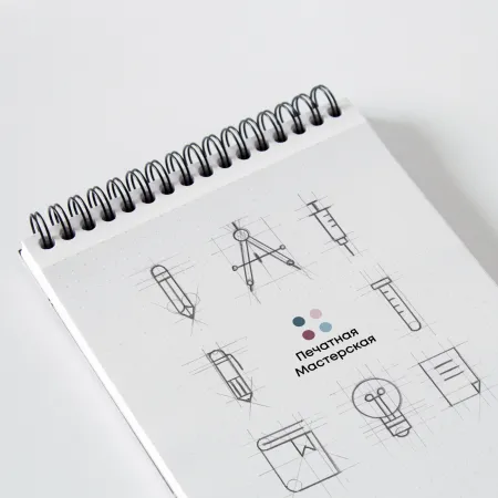 Печать блокнотов на пружине