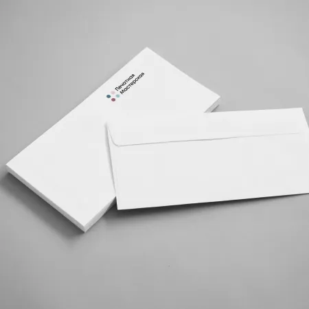 Трафаретная печать на готовых конвертах