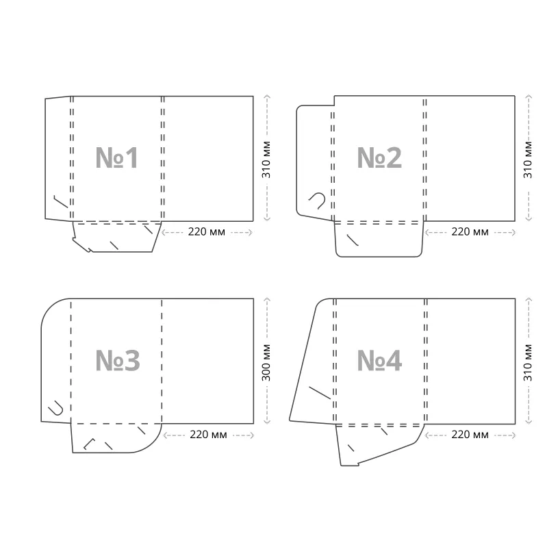 Фото товара «Папки цільного крою (висічні)» №2