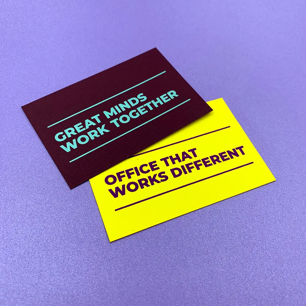 Фото товара «Визитки шелкографией на дизайнерском картоне» №13