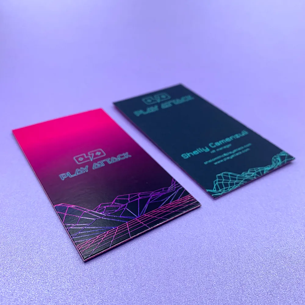 Фото товара «Повнокольорові візитки з рельєфним УФ-лакуванням» №8