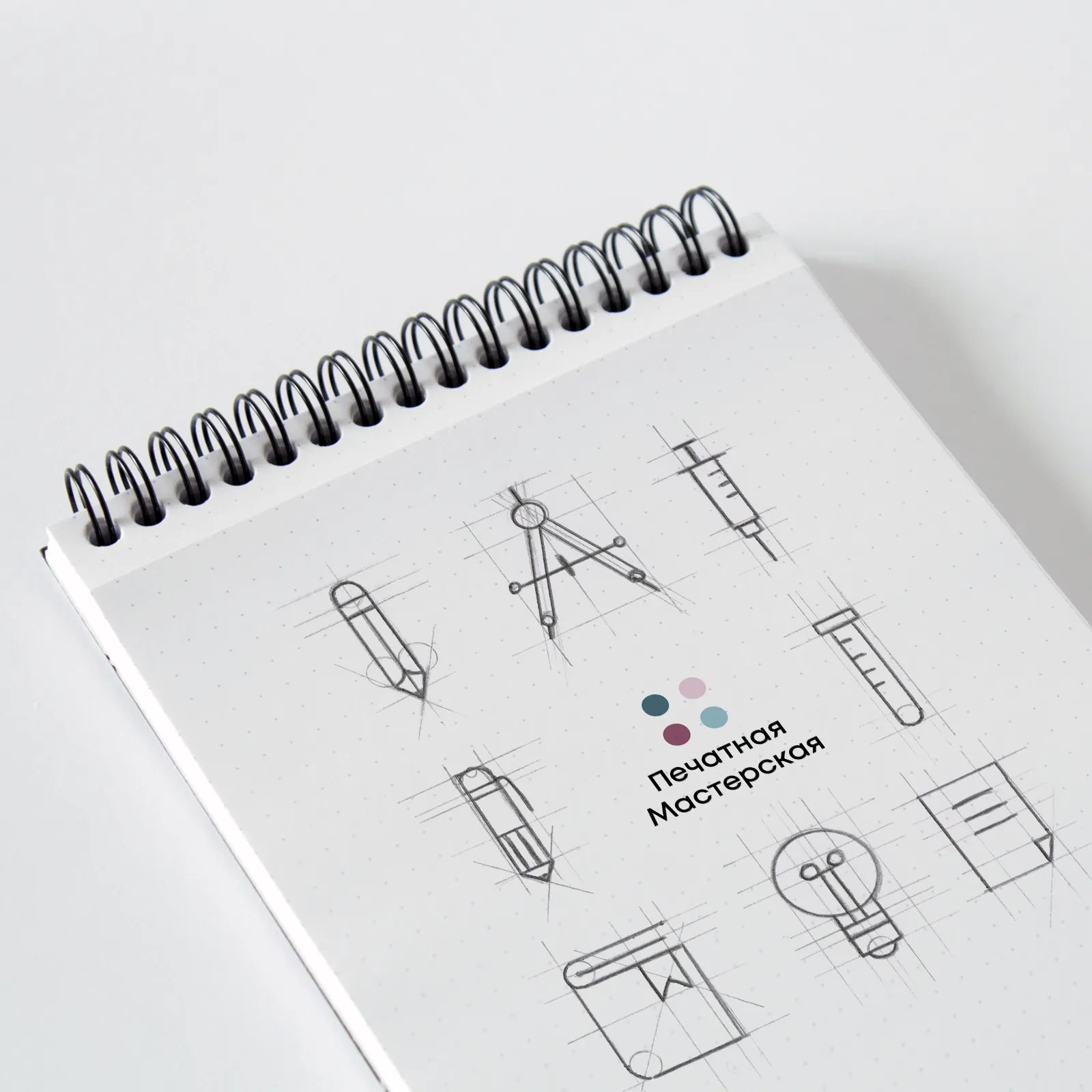 Фото товара «Печать блокнотов на пружине» №3