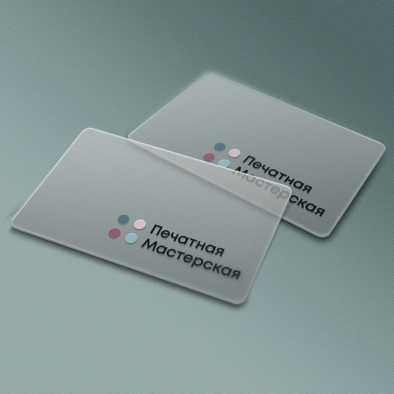 Фото товара «Візитки на прозорому пластику» №2