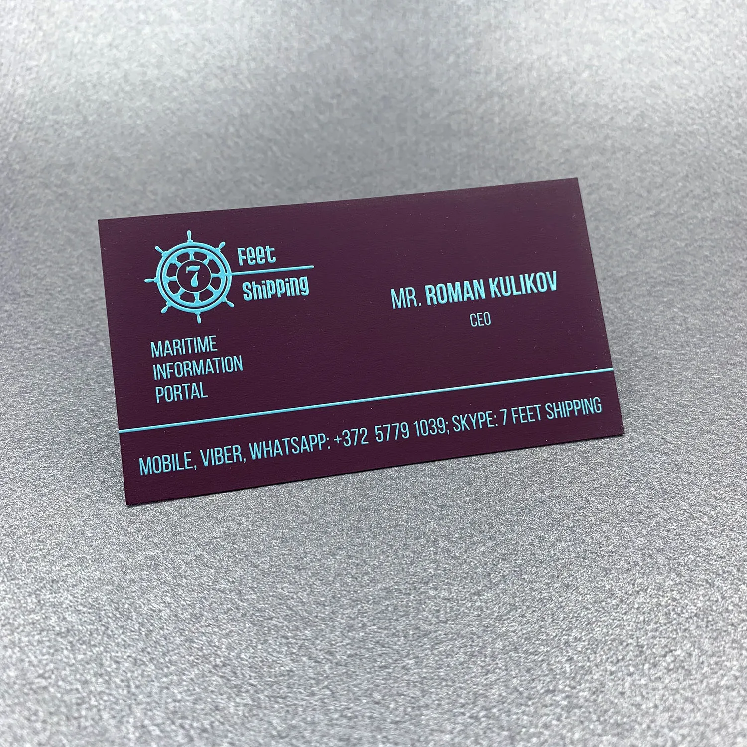 Фото товара «Визитки шелкографией на дизайнерском картоне» №10