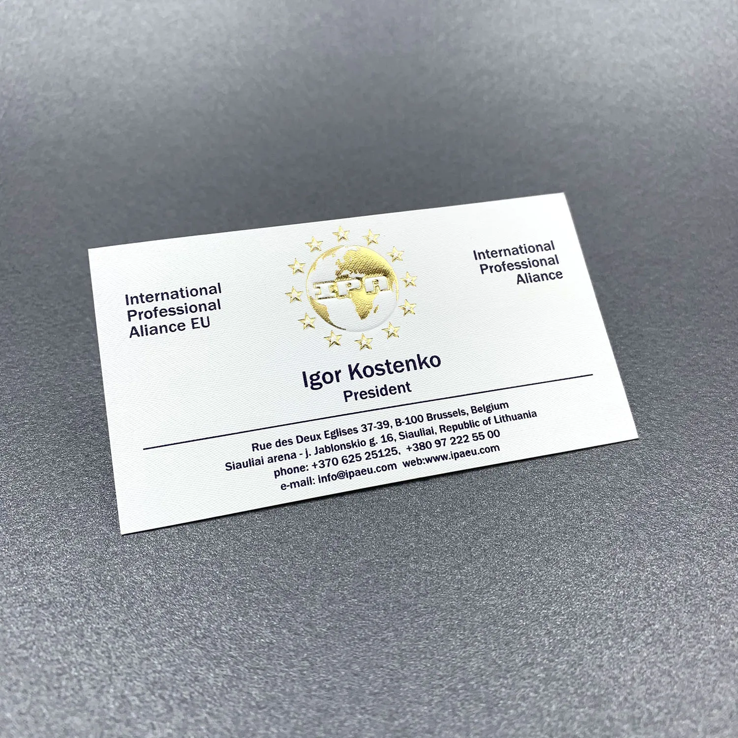 Фото товара «Преміум візитівки (ВСІ ОПЦІЇ)» №26