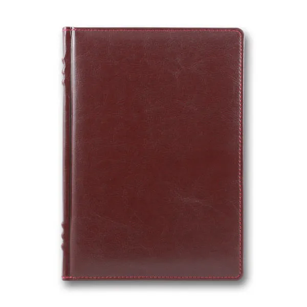 Фото товара «SARIF щоденник дат. 2025 А5 бордовий з білим блоком» №2