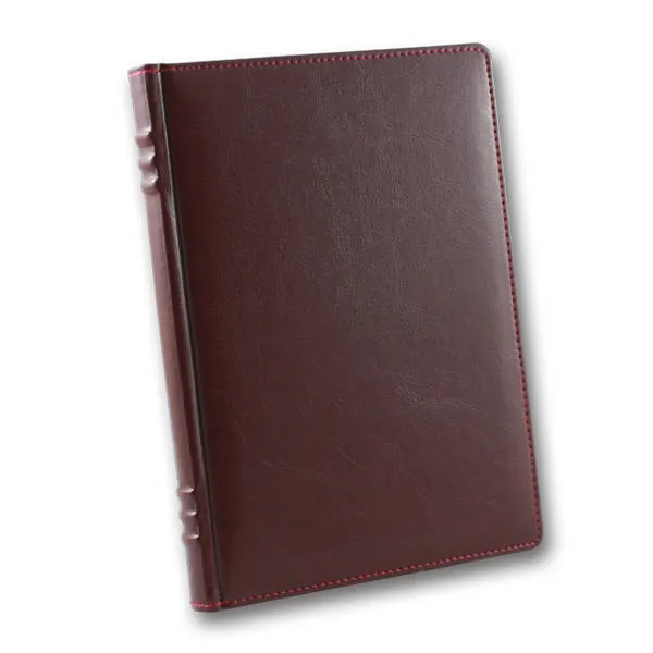 Фото товара «SARIF щоденник дат. 2025 А5 бордовий з білим блоком» №3